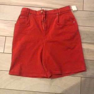 NWT vintage first issue 14 orange shorts